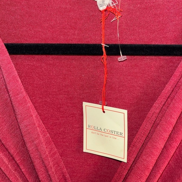 Wine red high low dress size Small - Picture 7 of 9